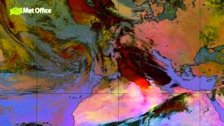 Storm in Sahara sends dust to UK [upl. by Elletnwahs]