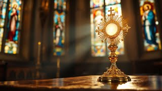 Eucharistic Adoration with Gregorian Chants Ambience 1111  Healing and protection Chants [upl. by Nochur481]