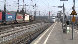 Zuge am Bahnhof Munchen Pasing  2  2   03032012 [upl. by Erual389]