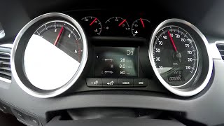 Peugeot 508 RXH 20 HDi 180 HP 0100 kmh acceleration [upl. by Delaney]