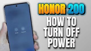 How to turn off Honor 200  How to reboot Honor 200 [upl. by Farand754]