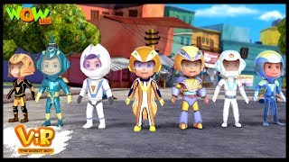 Vir The Robot Boy  Hindi kids Cartoon  Dangerous seven  Animated Series Wow Kidz [upl. by Ddart713]