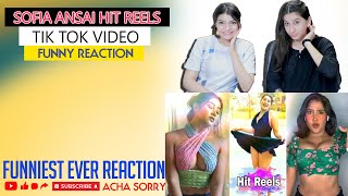 💯SofiaAnsari ViRaL Tik Tok video  REACTION  Sofia Ansari Instagram Reel  ACHA SORRY REACTION [upl. by Anhpad]