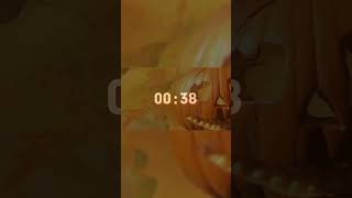 59 seconds countdown timer with Halloween music [upl. by Neelhtac]