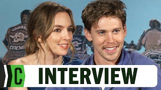 Austin Butler amp Jodie Comer The Bikeriders Interview [upl. by Spillar]