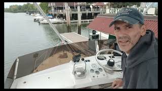 ep2 Docking and piloting a boat with twin engines docking twinscrews twinengines [upl. by Dira]