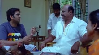 Santhanam Comedy Scene With Wifes Father  quotMandhira Punnagaiquot Tamil Movie Scene [upl. by Llekim404]