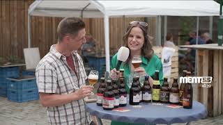 Kevin Coomans leert Anke Goergen bier proeven op het Vlaams Bierfeest dl2 bier [upl. by Hoisch]