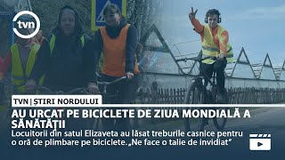 LOCUITORII DIN SATUL ELIZAVETA AU LĂSAT TREBURILE CASNICE PENTRU O ORĂ DE PLIMBARE PE BICICLETE [upl. by Eleanora811]