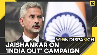 Indian Foreign Minister S Jaishankar speaks on Maldives India out campaign  WION Dispatch [upl. by Ettenad]