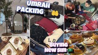 Umrah Packing🤲🕋 Buying new sim🇸🇦 Sheikh Rezwana Raisa 🦋 [upl. by Leeban422]