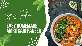 Paneer Amritsari Recipe  Spicy Tadka [upl. by Halland832]