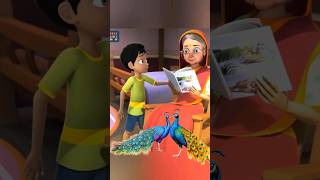 Nani Teri Morni Nani Teri Morni Ko Mor Le Gaye shorts nurseryrhymes kidsvideo cartoons [upl. by Bruis108]