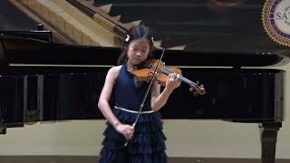 Grand Prize 2024 String Category I Accolay Violin Concerto No 1 in a minor  Olivia Hsu [upl. by Naz]