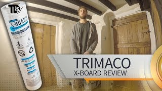 PRODUCT REVIEW  TRIMACO XBOARD Paint  Remodel floor protection [upl. by Retsevlys966]