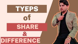 Types of Shares amp Difference  Equity amp preference share  Difference between shares viral 100k [upl. by Etak]