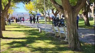 La Voz TV policía en la plaza San Martín de Cutral Co [upl. by Hallett718]