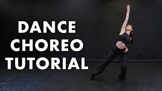 Beginner Contemporary Dance  Routine Tutorial [upl. by Zelikow]