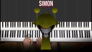 Incredibox Sprunki Horror Simon Sound on Piano [upl. by Enirehtakyram416]