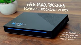 H96 Max RK3566 TV BOX  8GB RAM  64GB ROM  Android 11  BETTER than AMLOGIC 2021 [upl. by Rasia706]