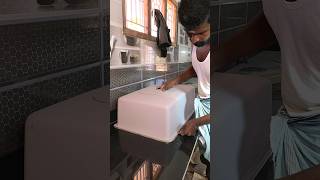 WoW Impressive Kitchen Sink Installationmodularkitchendesignshorts [upl. by Atiuqihs]