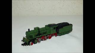 Minitrix Trix  N Scale  2922 Dampflok 5214 der KBayStsB [upl. by Datnow]