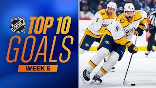 Whos the worthy 1  Top 10 Goals from Week 5  202324 NHL Season [upl. by Latihs]