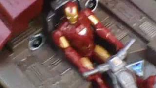 Iron Man 2 Rolling Battle Headquarters Toy Review [upl. by Kablesh]