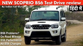 New BS6 Mahindra Scorpio Test Drive Review  Indian Car Guruji [upl. by Gant]