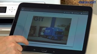 Draadloos printen met uw Android tablet  Paradigit [upl. by Salli]