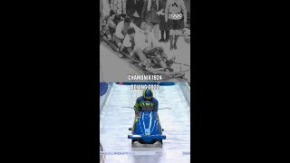 Gliding through 100 years with the Chamonix 1924 vs Beijing 2022 Bobsleigh competition 🛷 [upl. by Nylemaj179]