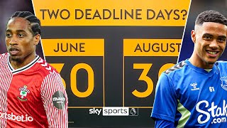 Why are there TWO deadline days What swap deals are clubs trying to get done 🤔💰 [upl. by Hylan140]