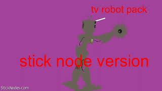 tv robot pack  but in stick node [upl. by Wanyen409]