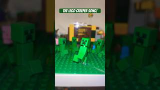 The LEGO Creeper Song minecraft creeper lego legominifigures legominecraft [upl. by Adnim]