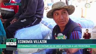 Determinaciones del Milei en Argentina afectan al comercio de las ciudades fronterizas de Bolivia [upl. by Hitoshi946]