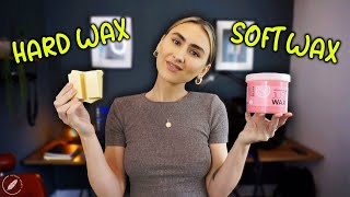 What wax should you be using Hard wax or Soft wax tutorial [upl. by Buford]