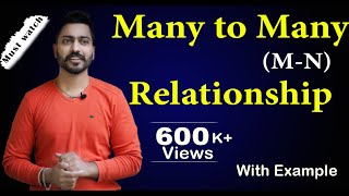 Lec18 Many to Many Relationship in DBMS  MN Relationship [upl. by Norby]