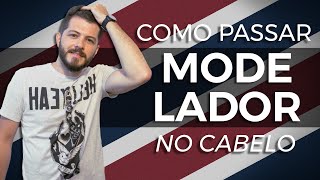 Como passar POMADA NO CABELO  Barbershop Moda Masculina [upl. by Odraccir740]