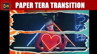 How to Create Paper Tear Transition  Paper Torn Transition [upl. by Kelbee]