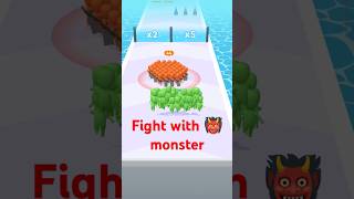 Fight With Monster 👹 game shorts gaming shortsfeed [upl. by Tullusus]