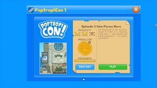 Poptropica Poptropicon 1 Island FULL Walkthrough Gameplay [upl. by Asinla]