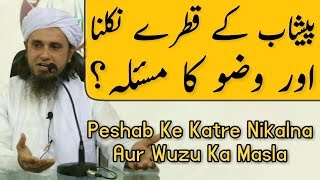 Peshab Ke Katre Nikalna Aur Wuzu Ka Masla  Mufti Tariq Masood  Islamic Group [upl. by Euphemia]