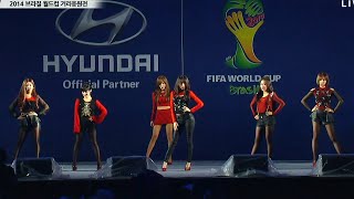 Tara  Lovey Dovey 140623 SBS Sports World Cup Festival  4K 60Fps  Thanh Dat [upl. by Culhert]