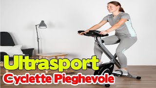 Ultrasport F Bike Advanced Cyclette Pieghevole con Display LCD [upl. by Yentroc281]