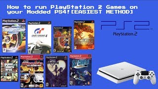 How To Run PlayStation 2 Games On Your Modded PS4 EASIEST METHOD 505672 FW [upl. by Wilton]