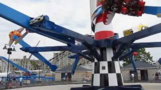 Zamperla Air Race ride  Coney Island [upl. by Nylirrehs]