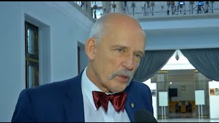 KorwinMikke OSTRO o Wałęsie Można dostać po mordzie od [upl. by Lienaj98]