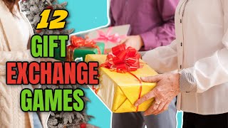 12 Christmas GIFT EXCHANGE Games Some YOUVE NEVER PLAYED BEFORE [upl. by Eiddal682]