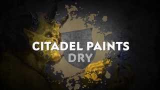 How to Paint Citadel Dry Paints [upl. by Apurk343]