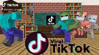 Monster School  VIRAL TIKTOK CHALLENGE  Minecraft Animation [upl. by Norit]